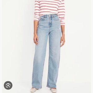 Old Navy Curvy Extra High Rise wide leg jeans